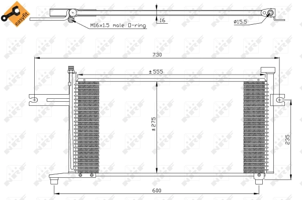 Condenser, air conditioning