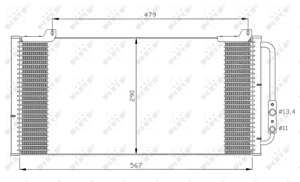 Condenser, air conditioning