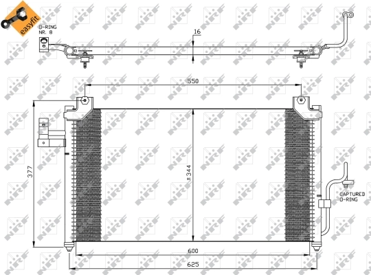 Condenser, air conditioning