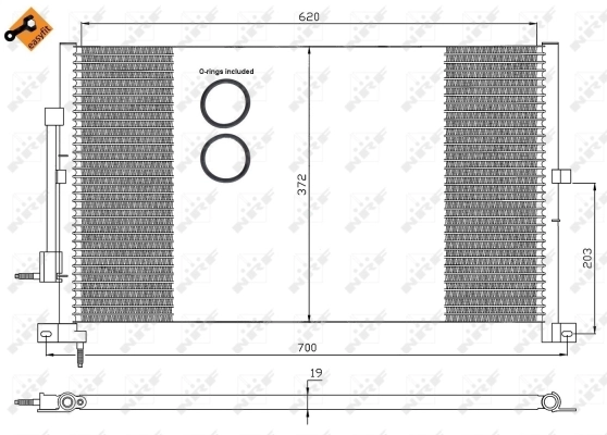 Condenser, air conditioning