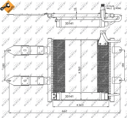 Condenser, air conditioning