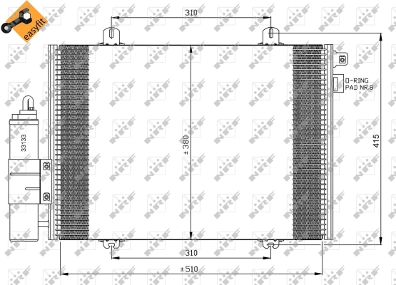 Condenser, air conditioning