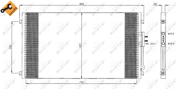 Condenser, air conditioning