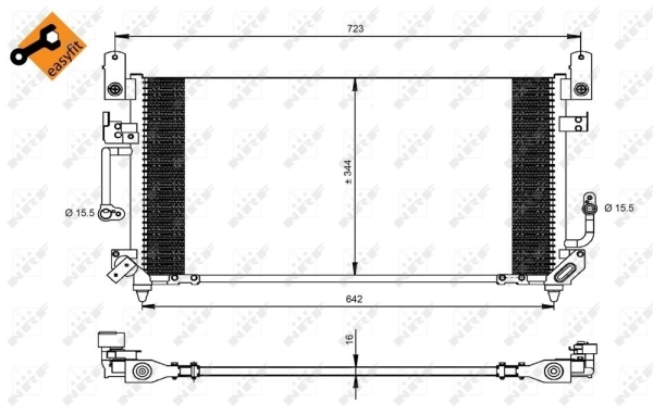 Condenser, air conditioning