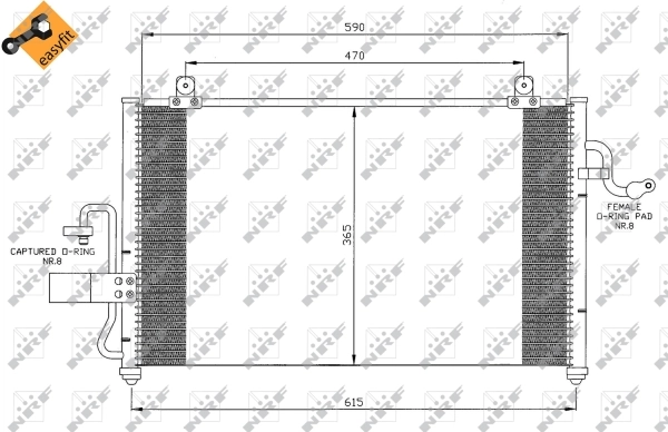 Condenser, air conditioning