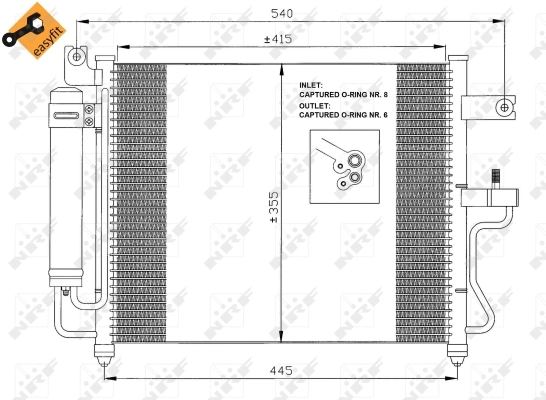 Condenser, air conditioning