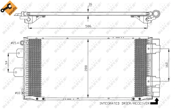 Condenser, air conditioning