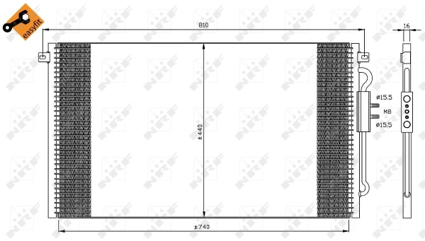 Condenser, air conditioning