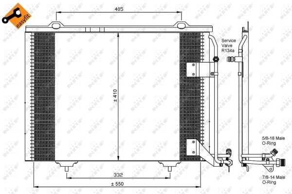 Condenser, air conditioning