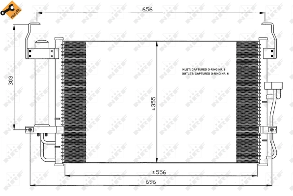 Condenser, air conditioning