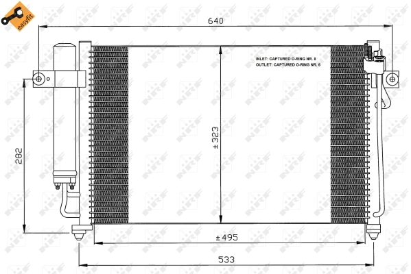 Condenser, air conditioning