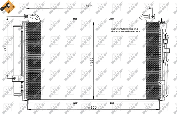 Condenser, air conditioning