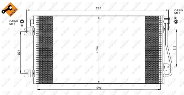 Condenser, air conditioning