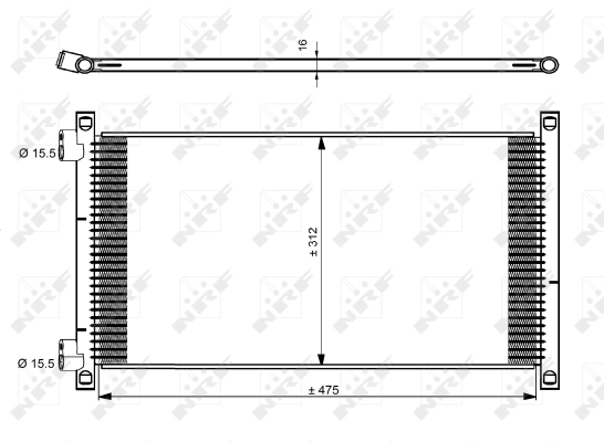 Condenser, air conditioning