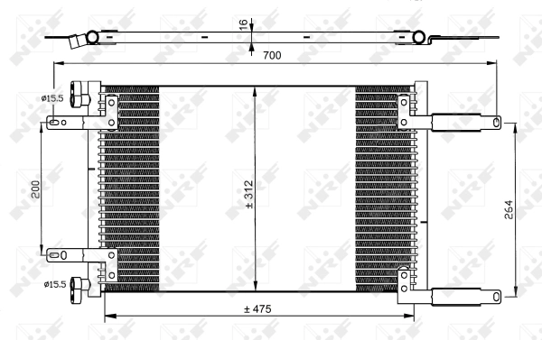 Condenser, air conditioning
