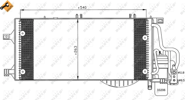 Condenser, air conditioning