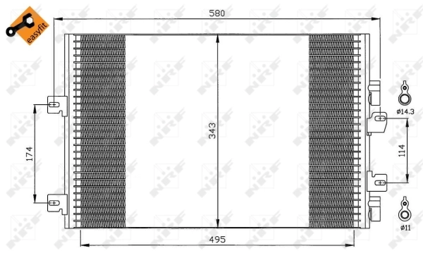 Condenser, air conditioning