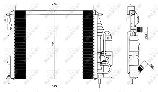 Condenser, air conditioning