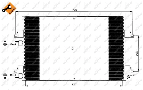 Condenser, air conditioning