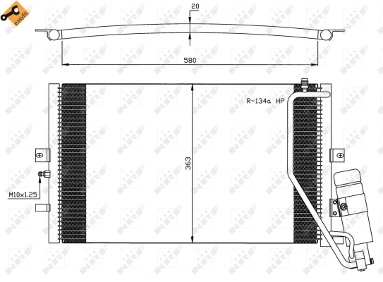 Condenser, air conditioning