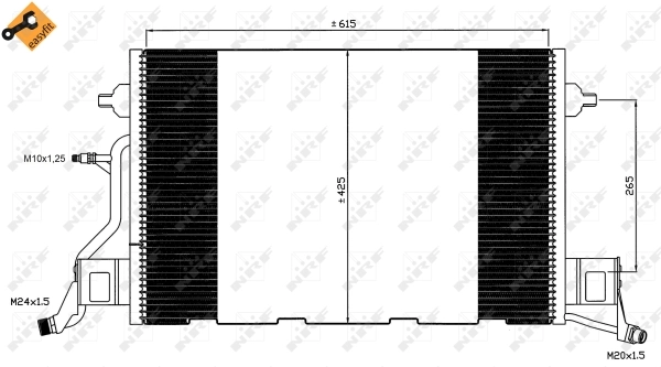 Condenser, air conditioning
