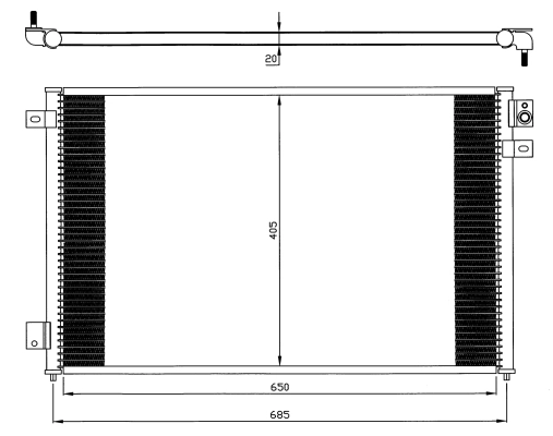 Condenser, air conditioning