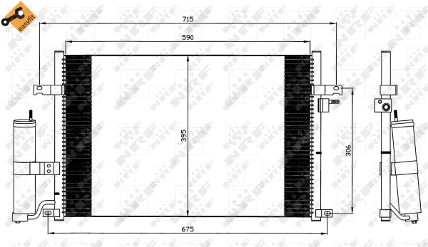 Condenser, air conditioning