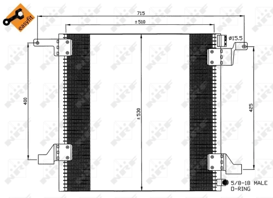 Condenser, air conditioning
