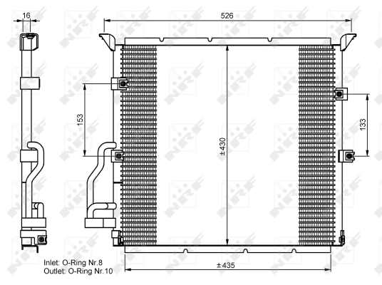 Condenser, air conditioning