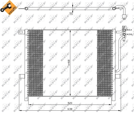 Condenser, air conditioning