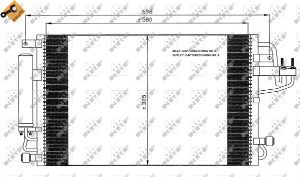 Condenser, air conditioning
