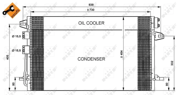 Condenser, air conditioning