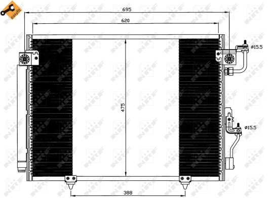 Condenser, air conditioning