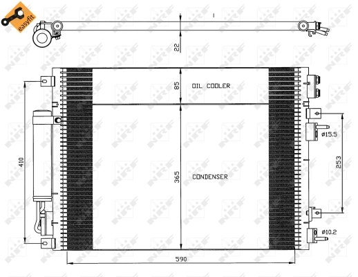 Condenser, air conditioning