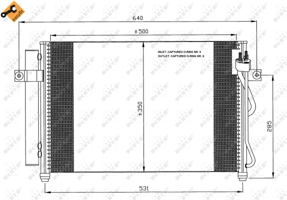Condenser, air conditioning