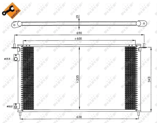 Condenser, air conditioning