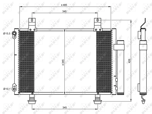 Condenser, air conditioning