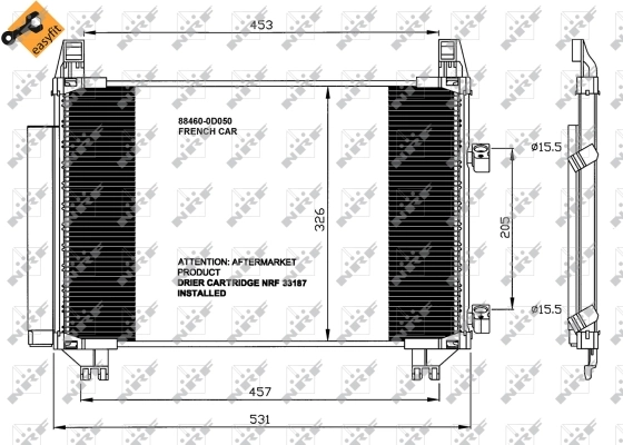 Condenser, air conditioning