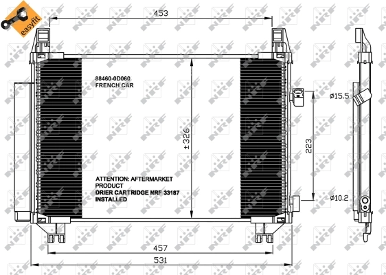 Condenser, air conditioning