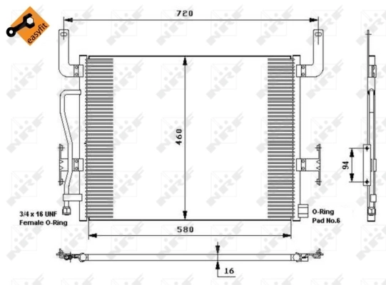 Condenser, air conditioning