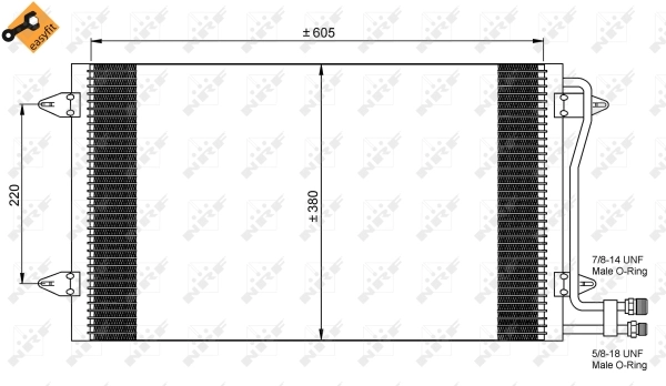 Condenser, air conditioning