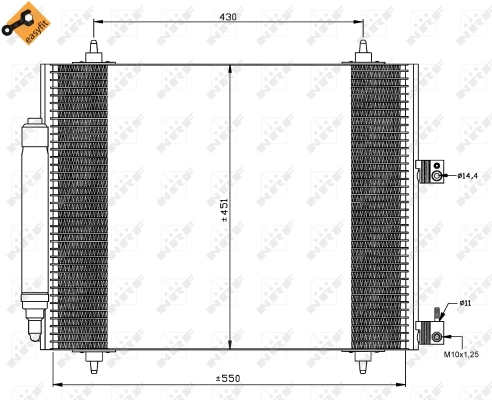 Condenser, air conditioning