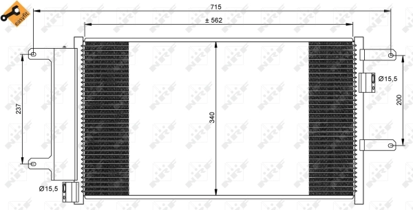Condenser, air conditioning