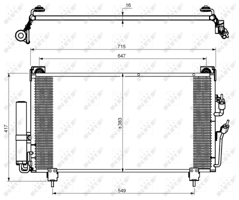 Condenser, air conditioning