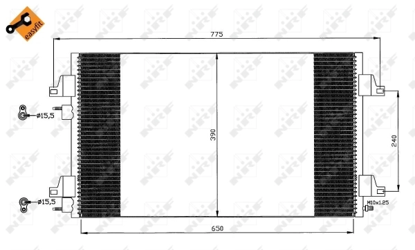 Condenser, air conditioning