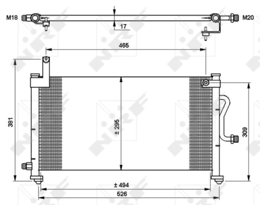 Condenser, air conditioning