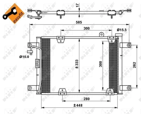 Condenser, air conditioning
