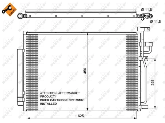 Condenser, air conditioning