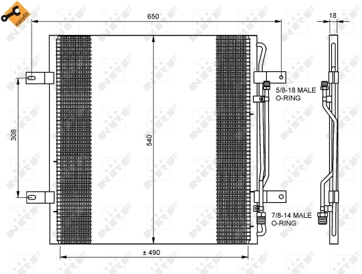 Condenser, air conditioning