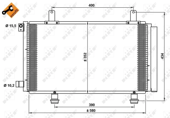Condenser, air conditioning